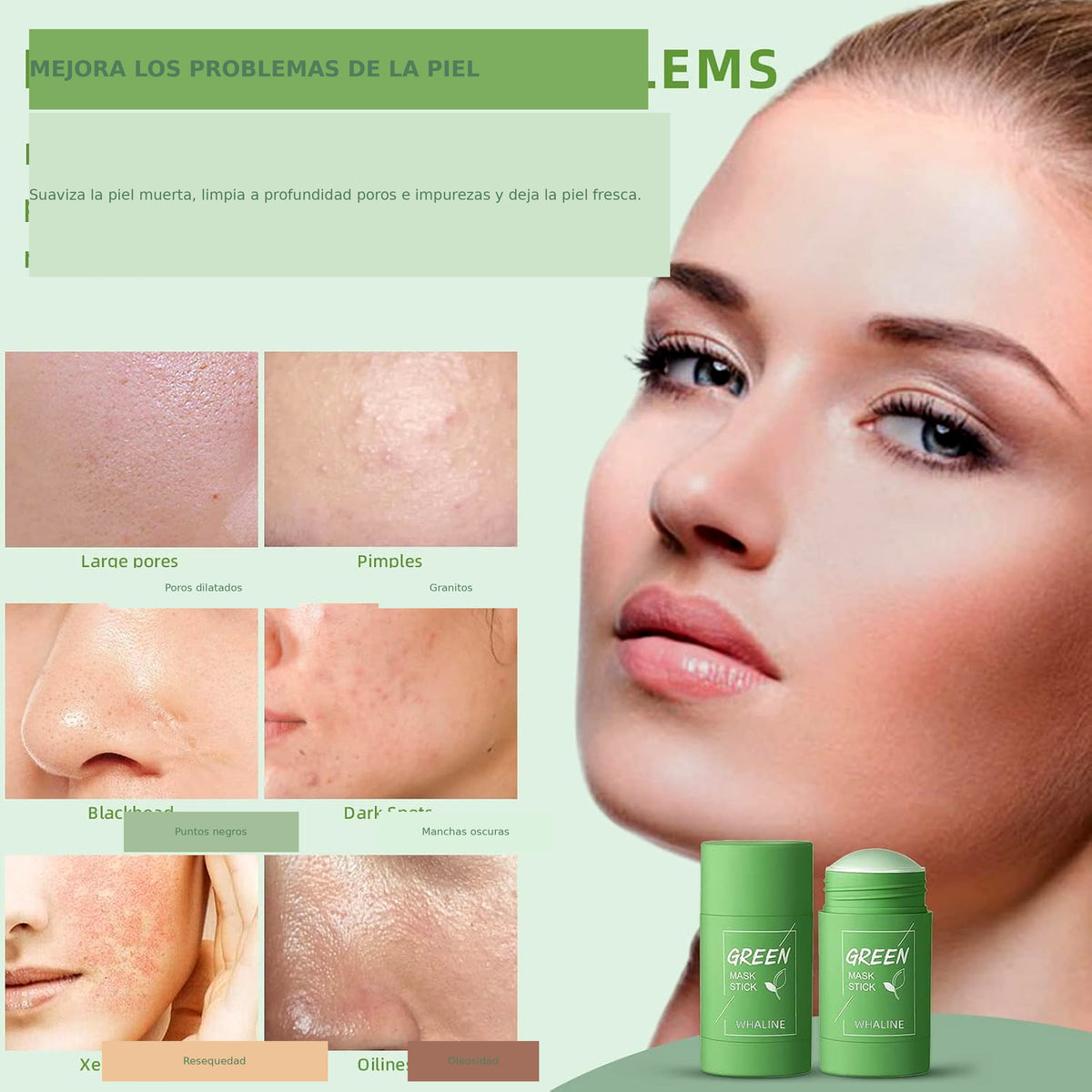 Mascara de Limpieza Green Mask Detox